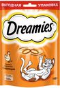 Лакомство DREAMIES  для взрослых кошек с курицей, 140г