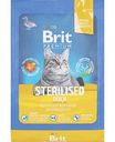 Корм для стерилизованных кошек Brit Premium с уткой и курицей, 400 г