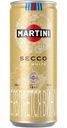 Винный напиток Martini Secco газированный белый полусухой 10%, 250мл