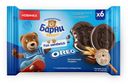 Пирожное Медвежонок Барни Фан Сэндвич с кусочками печенья Oreo и с начинкой с кусочками темного шоколада 180г