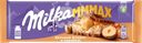 Шоколад молочный MILKA с начинкой со вкусом карамели и цельным фундуком, 270г