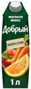 Сок Добрый яблоко-апельсин-персик-морковь 1 л