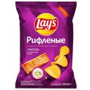 Чипсы LAY'S® Рифленые лосось в сливочном соусе, 140г