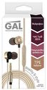 Гарнитура проводная внутриканальная Gal HMP-880 jack 3.5