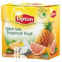 Чай LIPTON Tropical Fruit Tea черный 20 пакетиков