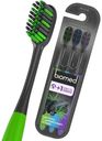 Набор зубных щеток Biomed Medium 2+1 с древесным углем средней жесткости