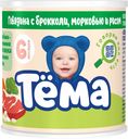 Пюре Тема говядина-брокколи-морковь-рис с 6 месяцев 90 г