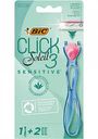 Бритвенный станок женский Bic Click 3 Soleil Sensitive с 2 сменными кассетами