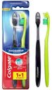 Зубная щетка Colgate Массажер средней жесткости 1+1