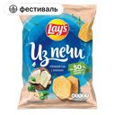 Чипсы LAYS Из печи Нежный сыр с зеленью, 85г 