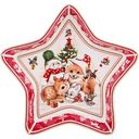 Блюдо фарфоровое Lefard С Новым Годом! Звезда детская коллекция цвет: красный, 17,5×17,5×3,5 см
