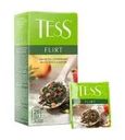 Чай зелёный "Flirt", TESS, с клубникой и ароматом белого персика, 25 пакетиков, 37,5 г