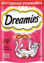 Лакомство для кошек DREAMIES Подушечки с говядиной, 140г