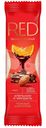 Шоколад RED Delight темный с апельсином и миндалем без сахара, 20г