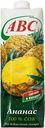 Сок АВС Ананасовый восстановленный 1л