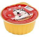 Корм для собак Собачье счастье говядина, 125 г