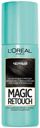 Спрей тонирующий для отросших корней L'Oreal Paris Magic Retouch черный  мгновенное закрашивание, 75 мл