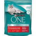Корм Purina ONE для стерилизованных кошек с говядиной и пшеницей 750г