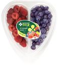 Микс малина и голубика в сердце, 250г