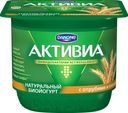 Биойогурт с отрубями и злаками, 2,9%, Активиа, 150 г