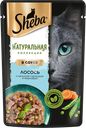 Корм консервированный для взрослых кошек SHEBA Nature's Collection с лососем и горохом, 75г