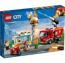 Конструктор 60214 Пожар в бургер-кафе LEGO City Fire от 5 лет, 327 элементов