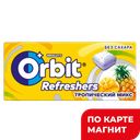 ORBIT Refreshers Жев резинка Тропический микс 16г:12/240