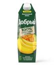 Напиток сокосодержащий Добрый Банановый микс обогащённый провитамином А, 1л