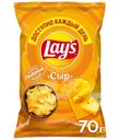 Чипсы картофельные Lays со вкусом сыра, 70г