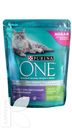 Корм PURINA ONE сухой для взрослых кошек с чувствительным пищеварением с индейкой и рисом 750г