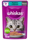 Корм для кошек WHISKAS® паштет индейка-кролик, 75г