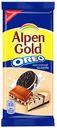 Шоколад Alpen Gold Oreo молочный чизкейк с печеньем, 95 г
