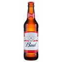 Пиво BUD® светлое пастеризованное фильтрованное 5%,  0,44л