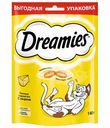 Лакомство Dreamies для кошек подушечки с сыром, 140г