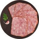 Свинина варёно-копчёная Глобус прессованная, нарезка, 1кг