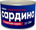Сардина ФОРГРЕЙТ Тихоокеанская в томатном соусе, 230г