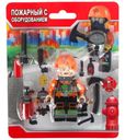 Игрушка Yiwu Unionline Пожарный с оборудованием в ассортименте 1шт.