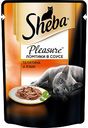 Корм для кошек Ломтики в соусе Sheba Pleasure из телятины и языка, 85 г