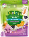 Каша кукурузная HEINZ Лакомая, молочная с тыквой, морковью и черносливом, с 5 месяцев, 170г