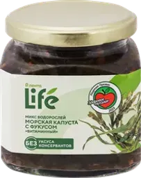 Морская капуста ЛЕНТА LIFE Витаминная, с фукусом