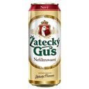 Пиво ЖАТЕЦКИЙ ГУС светлое нефильтрованное 4,8%,  0,45л