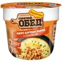 Пюре картофельное Роллтон Горячий обед с сухариками сухое 40г