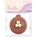 Расческа складная с зеркалом в ассортименте 1шт.