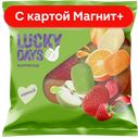 LUCKY DAYS Мармел ябл/гру/апел/мал300г фл/п(Кондит Кубани)18