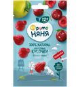Кусочки ФрутоНяня фруктовые из яблок и вишни с 12 месяцев, 15г