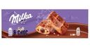 Пирожное Milka бисквитное с шоколадной начинкой и кусочками молочного шоколада, 175г