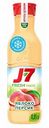 Сок яблочно-персиковый J7 Fresh taste с мякотью, 0,85 л