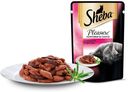 Корм Sheba Pleasure для кошек, говядина кролик, 85 г