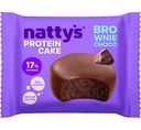 Брауни протеиновый Nattys шоколадный в молочном шоколаде, 50г