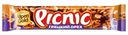 Батончик шоколадный Picnic Alpen Gold 52г грецкий орех